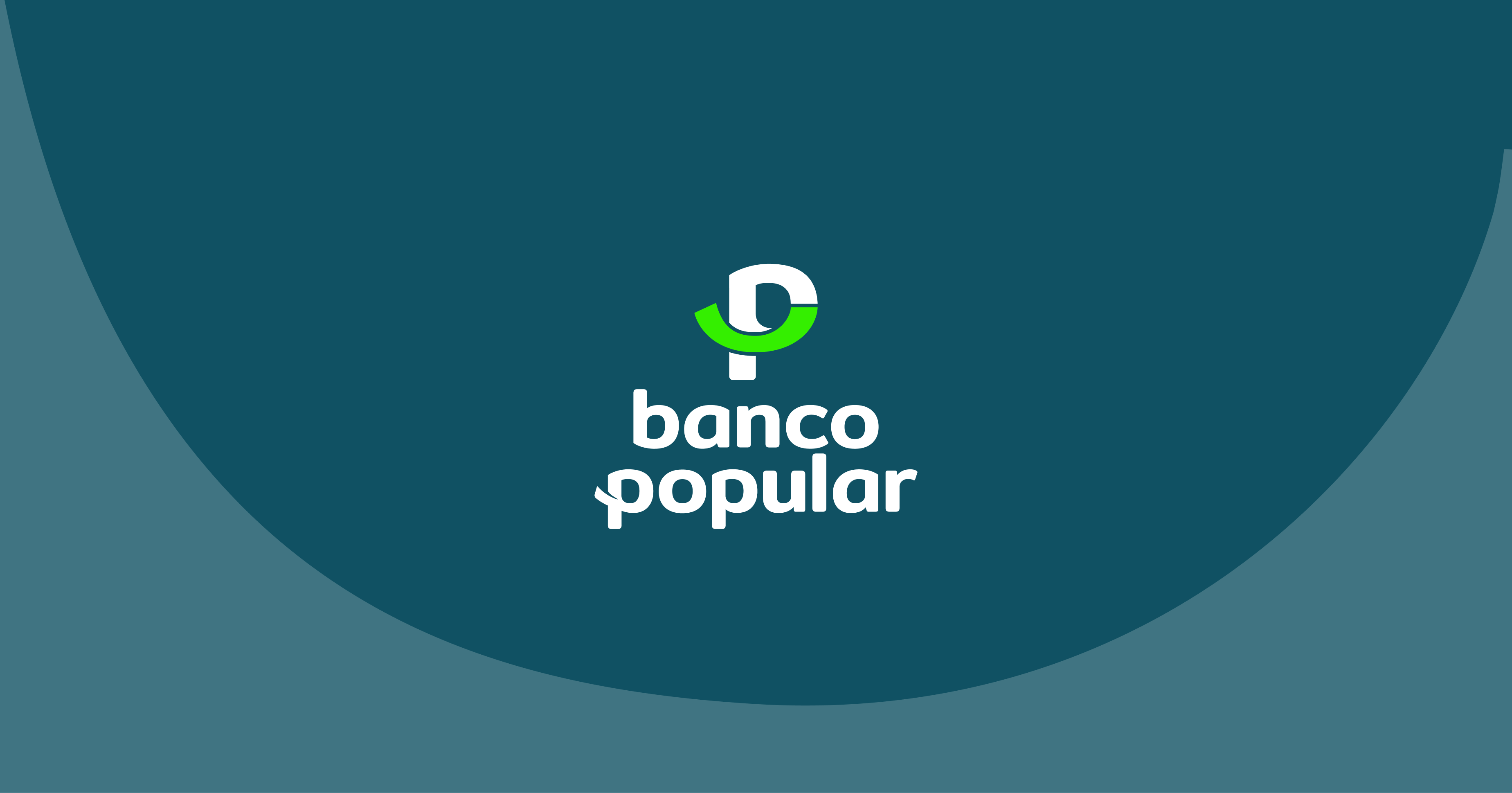 Logo on colored background